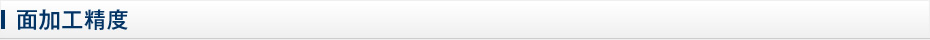 面加工精度